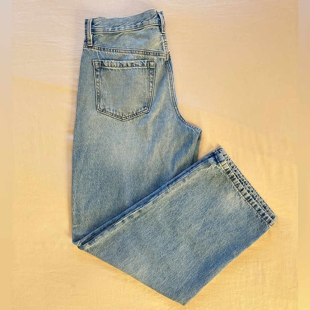 Garage Denim Low Rise Baggy Jeans Light Wash, Size 7 / 28 - Picture 11 of 11